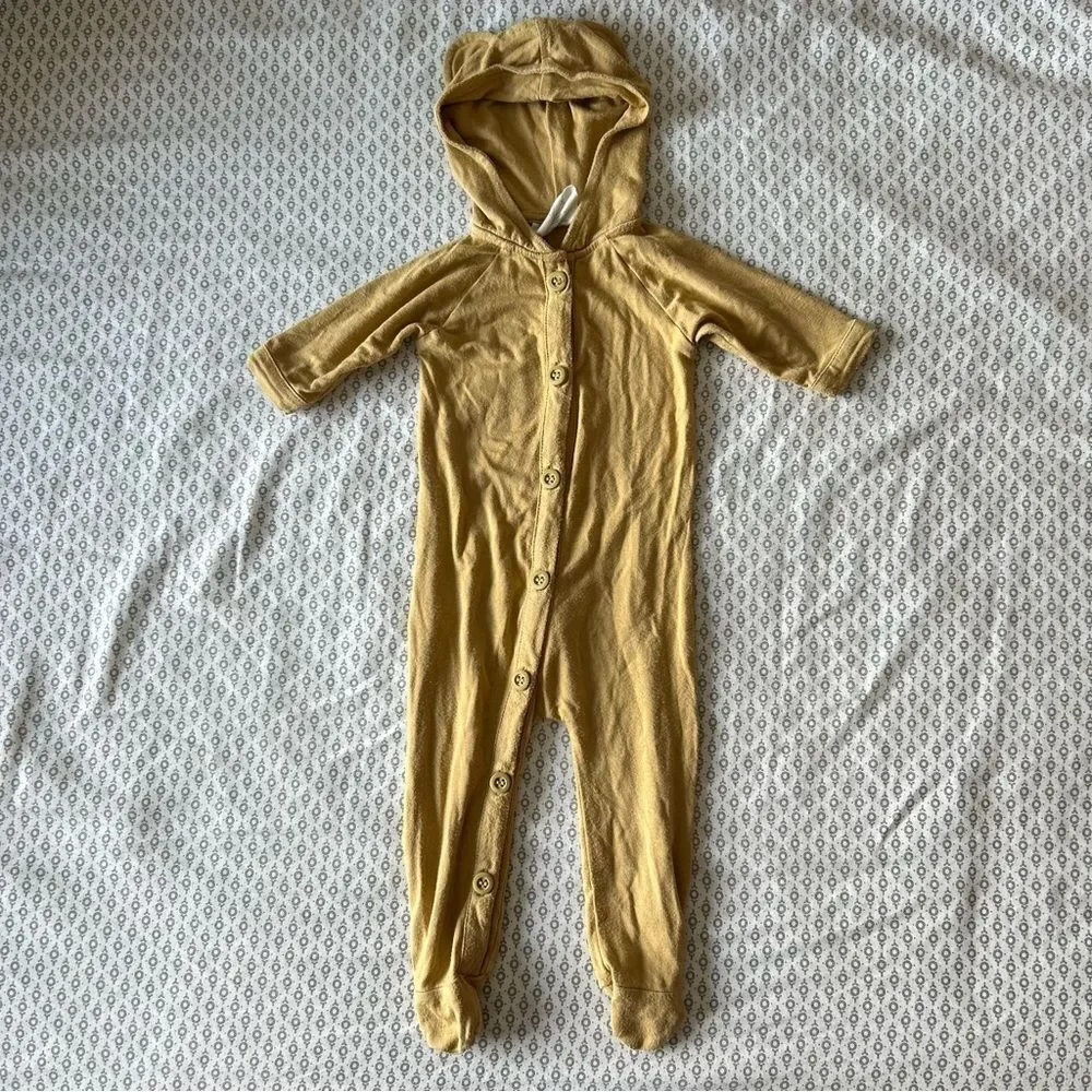 Kate Quinn The Woods Bunny One Piece Long Footie Newborn Beechwood Modal